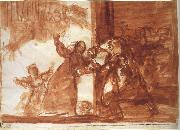 Francisco Goya Drawing for Poor folly painting